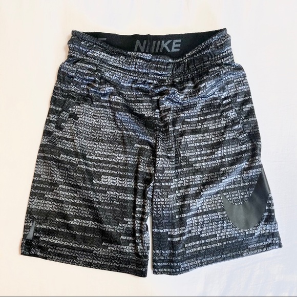 Nike Other - Nike boys 5-6 shorts dry-fit black gray and white